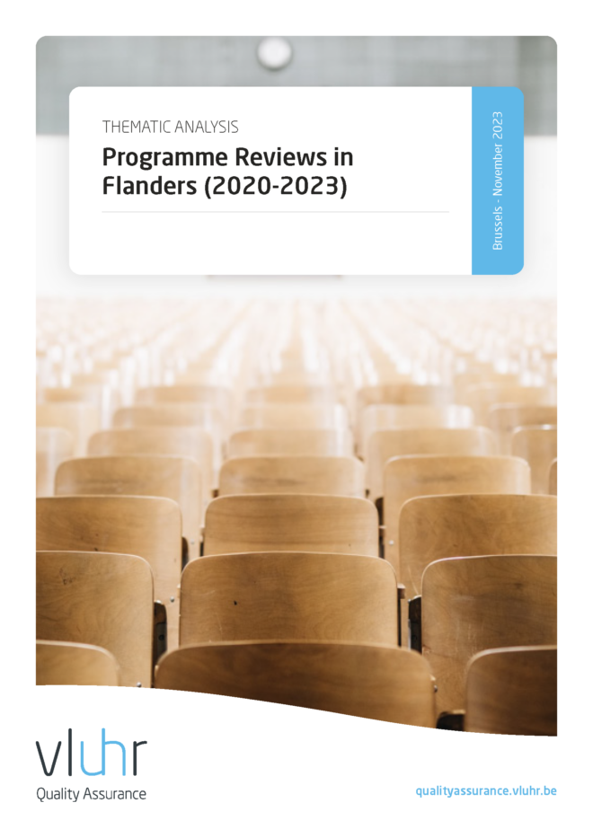 Thematic Analysis Programme Reviews in Flanders 2020 2023 Voorblad